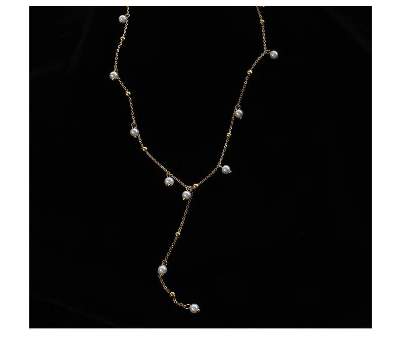 Pearl Luxe Droplet Necklace