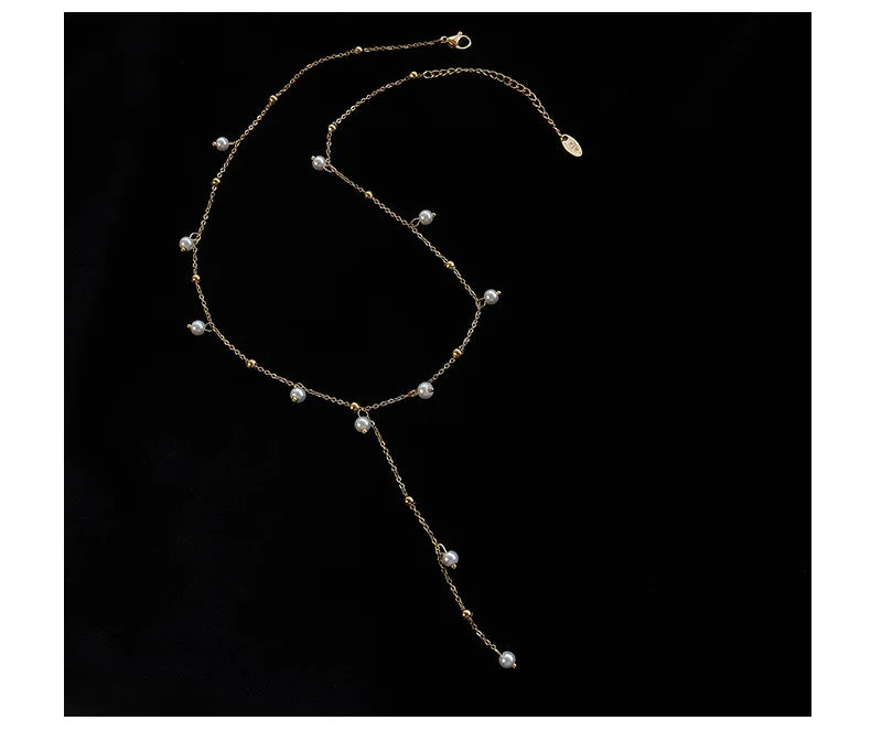 Pearl Luxe Droplet Necklace