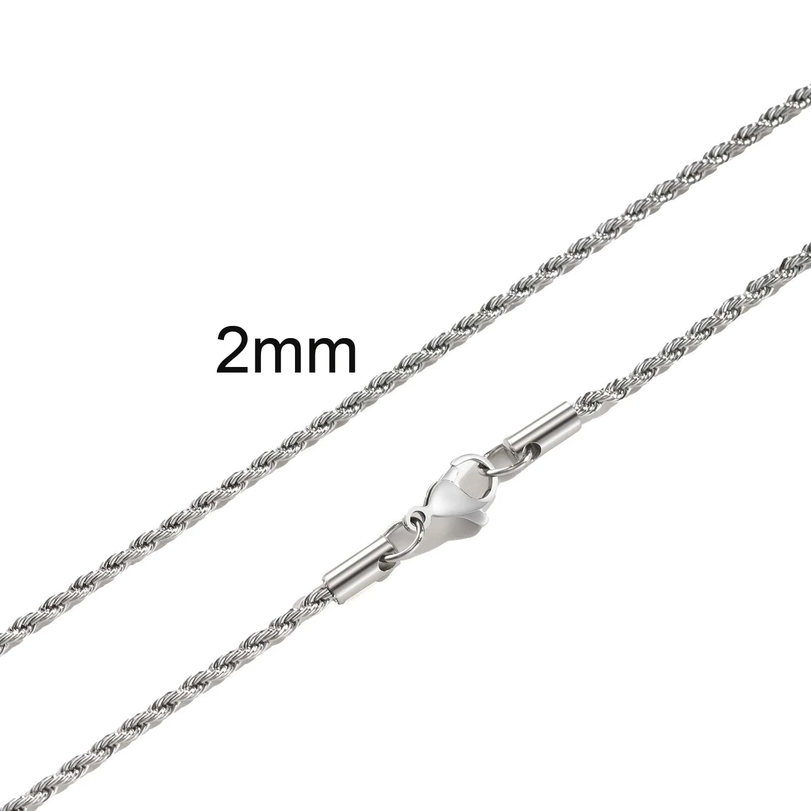 Ropes Long Necklace for Men Women - Titan Rope Chain™ – Waterproof & Fade-Resistant