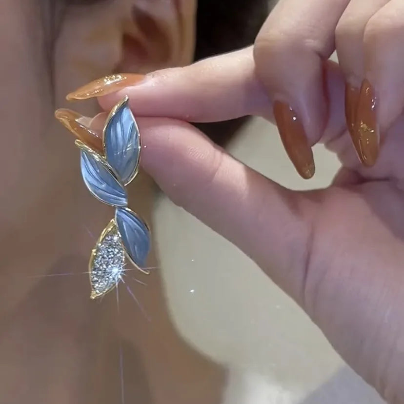 LeafAura Elegant Earrings