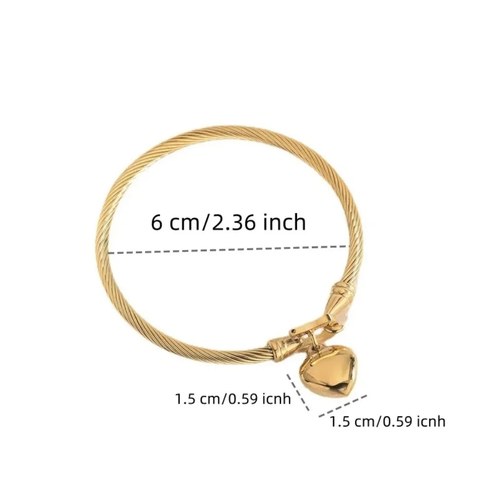 Product Name: Eternal Heart™ 18K Gold Bracelet