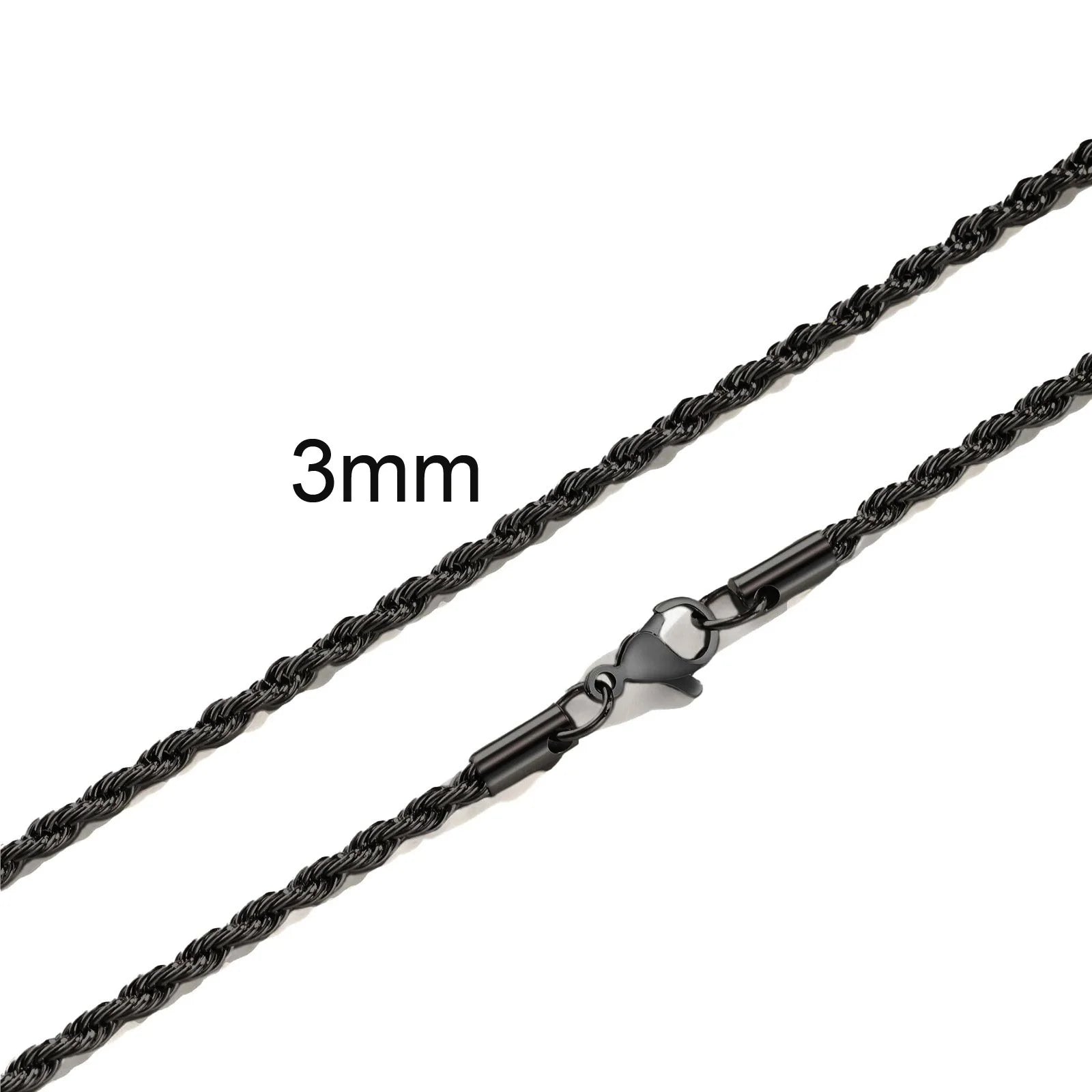 Ropes Long Necklace for Men Women - Titan Rope Chain™ – Waterproof & Fade-Resistant