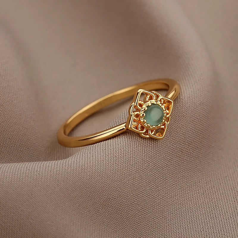 SunAura™ Radiant Stone Ring