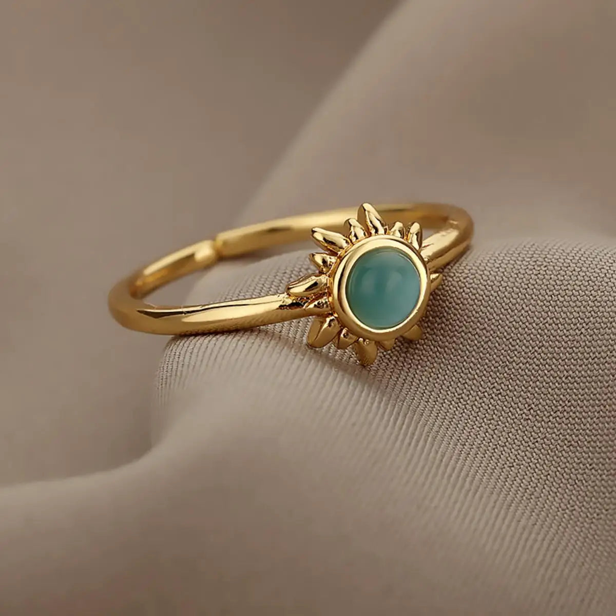 SunAura™ Radiant Stone Ring