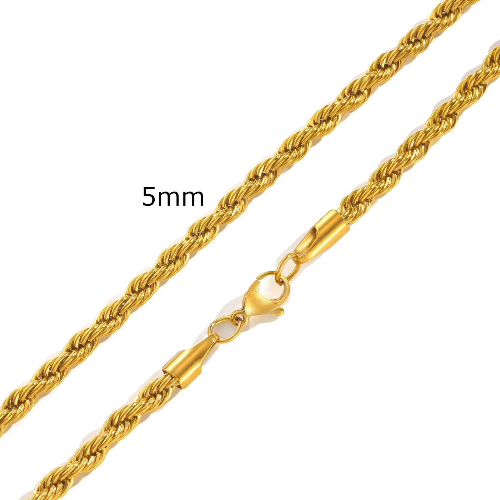 Ropes Long Necklace for Men Women - Titan Rope Chain™ – Waterproof & Fade-Resistant