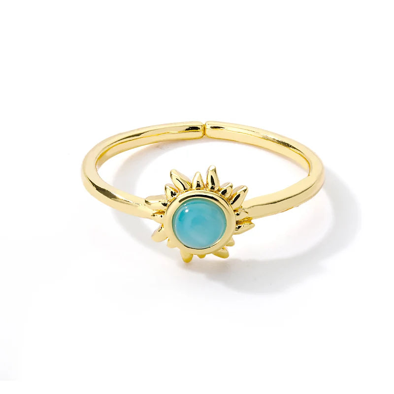 SunAura™ Radiant Stone Ring