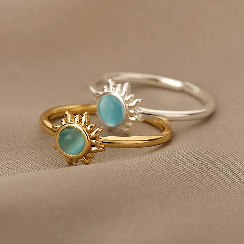 SunAura™ Radiant Stone Ring