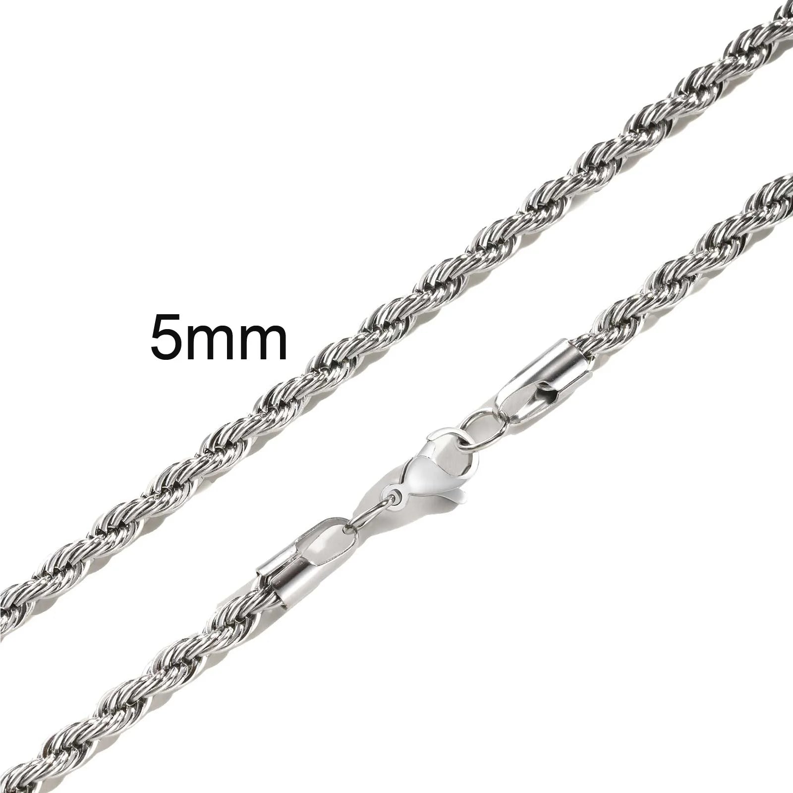 Ropes Long Necklace for Men Women - Titan Rope Chain™ – Waterproof & Fade-Resistant