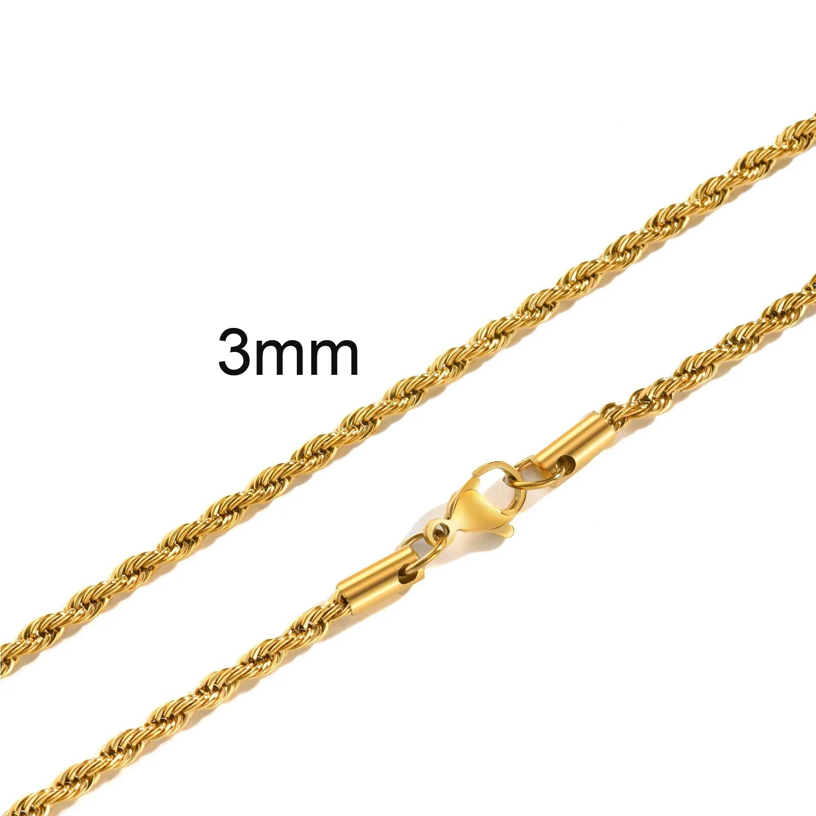 Ropes Long Necklace for Men Women - Titan Rope Chain™ – Waterproof & Fade-Resistant