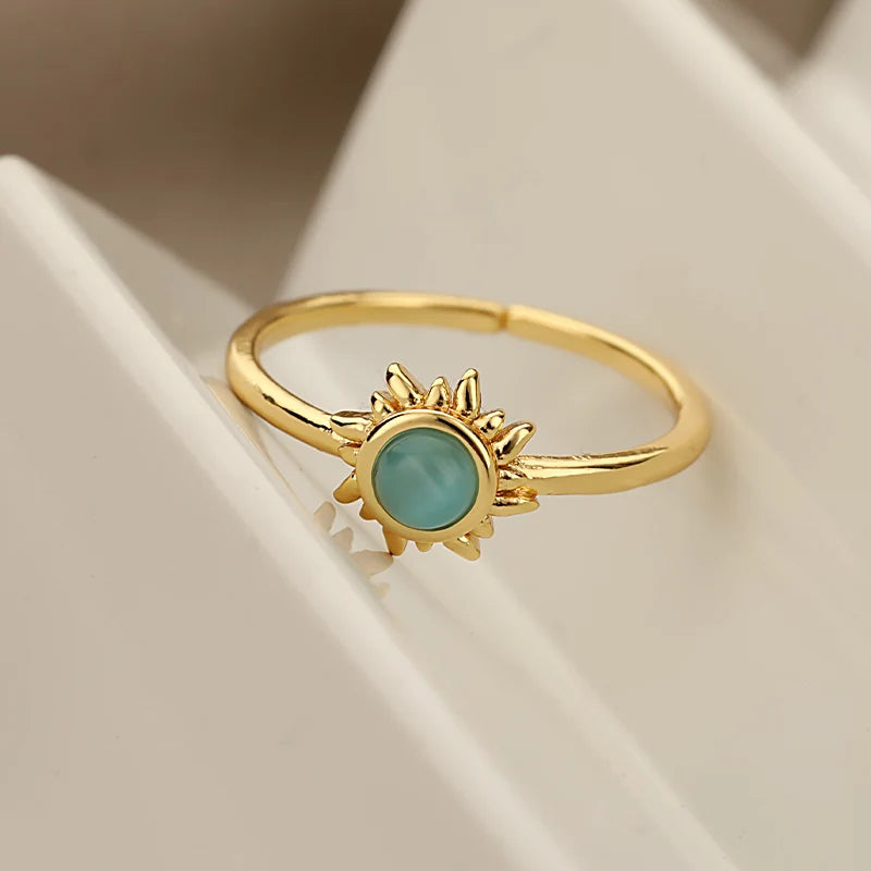 SunAura™ Radiant Stone Ring