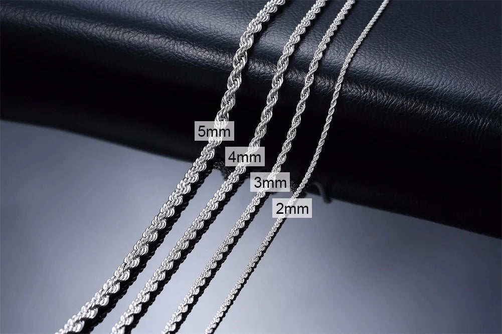 Ropes Long Necklace for Men Women - Titan Rope Chain™ – Waterproof & Fade-Resistant
