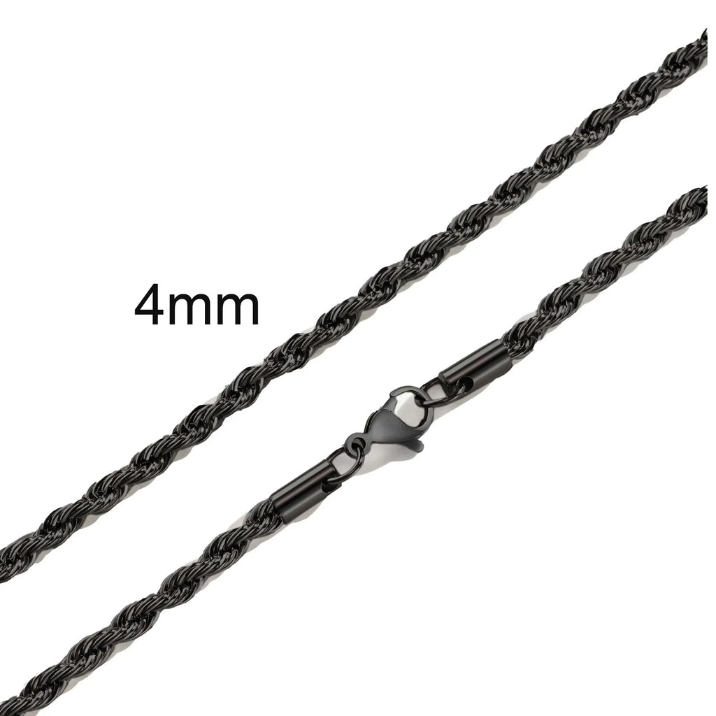 Ropes Long Necklace for Men Women - Titan Rope Chain™ – Waterproof & Fade-Resistant