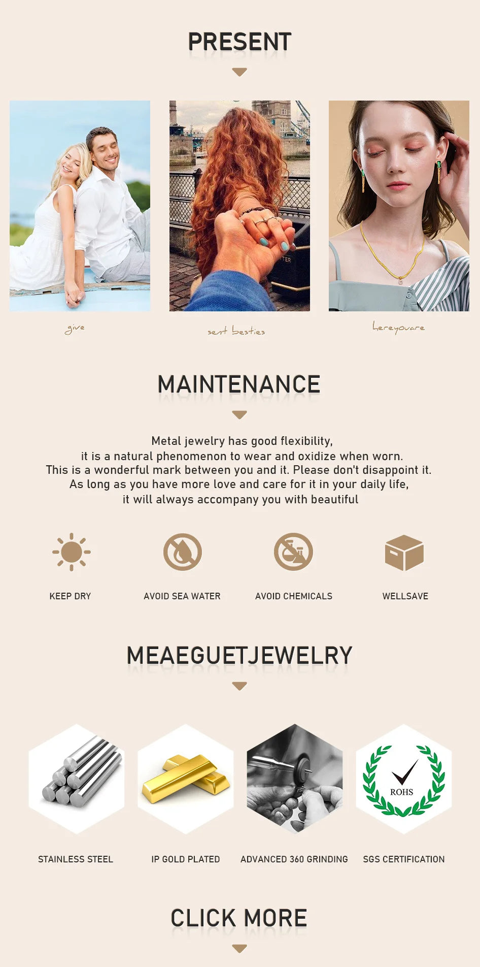 Non Tarnish Stainless Steel Bracelet Stackable for Women, Thin Herribone Chain Bracelet Waterproof Gold Plated Jewelry