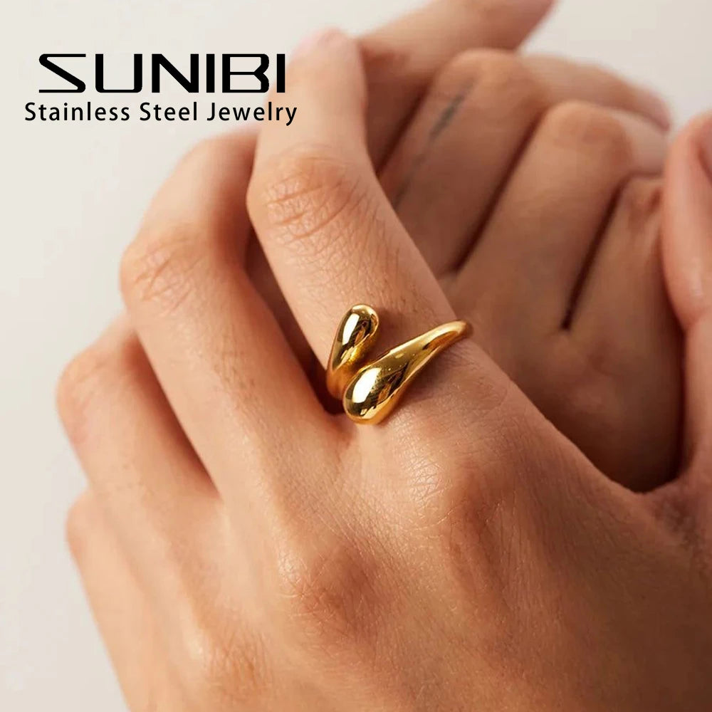 Aurora Drop™ 18K Gold Ring